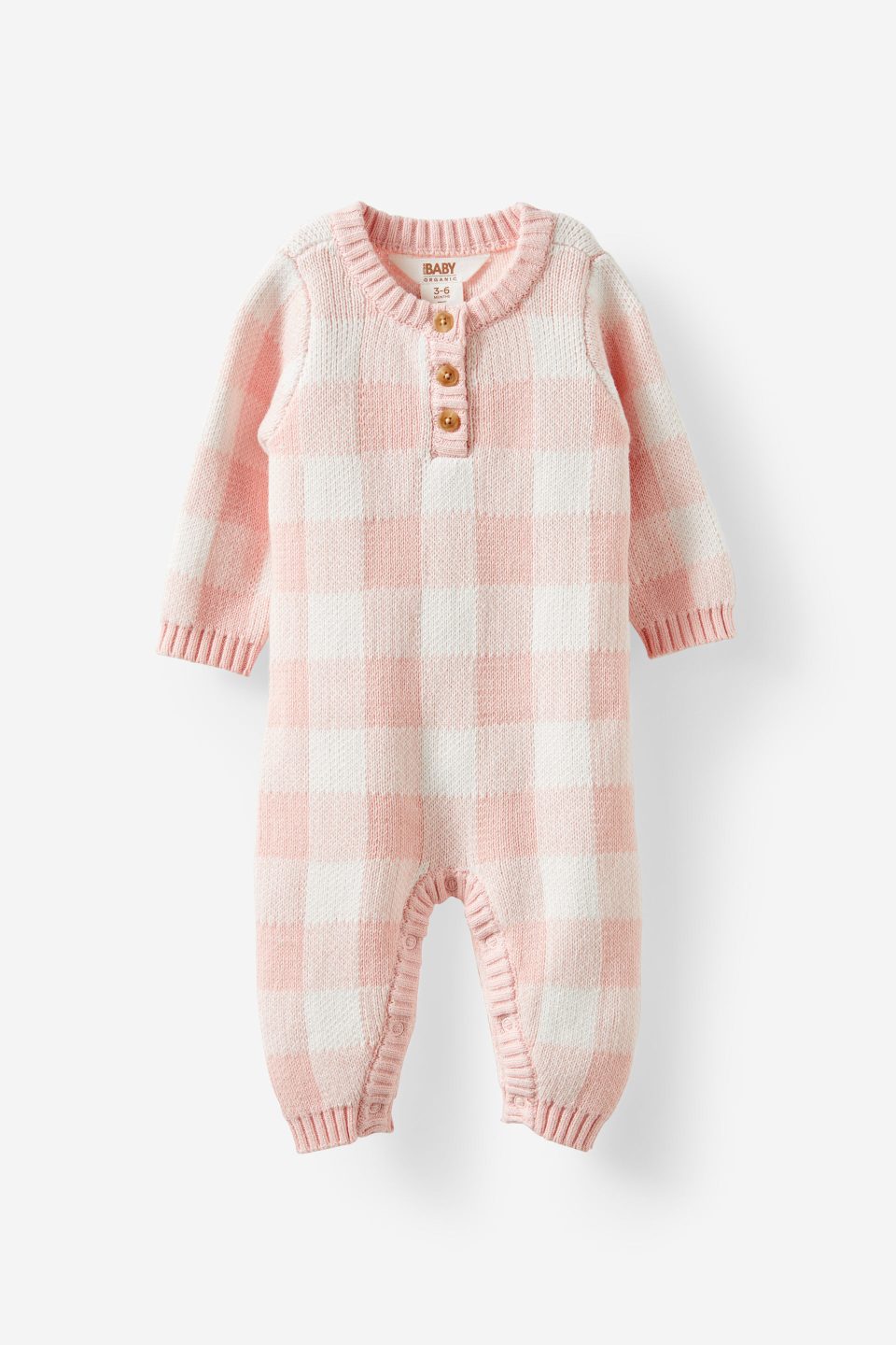 Organic Knit Long Sleeve All In One