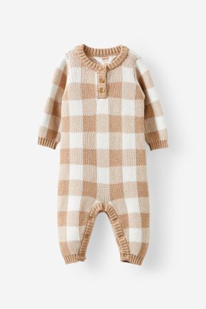 Organic Knit Long Sleeve All In One