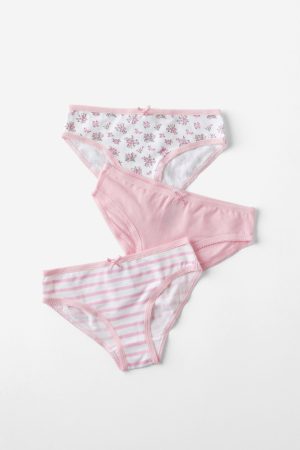 3 Pack Girls Underwear Briefs