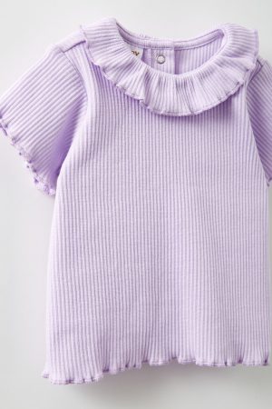 Mia Short Sleeve Rib Top