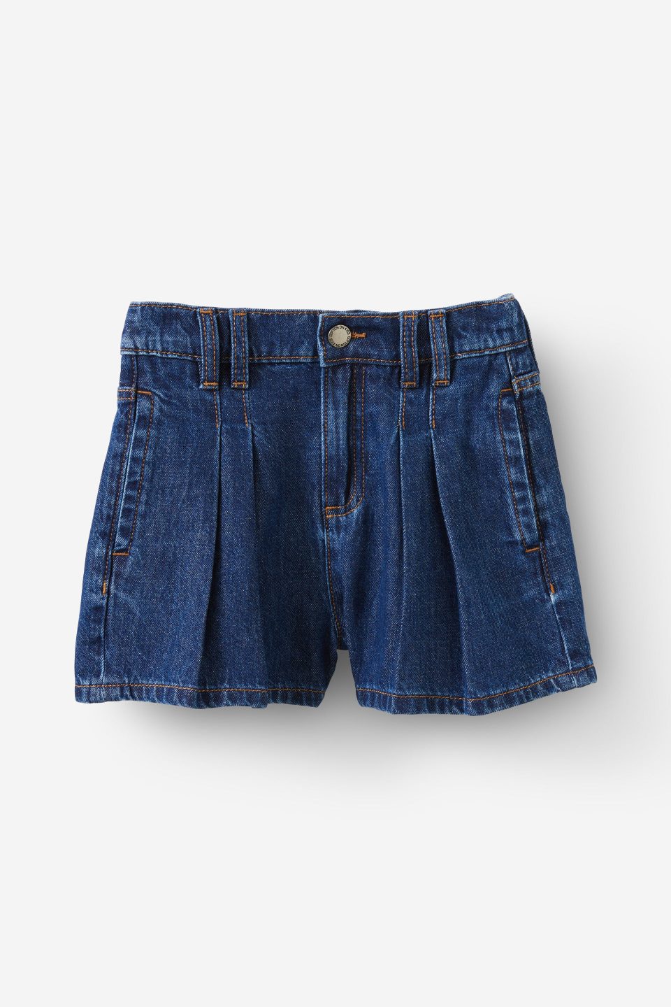 Sarai Pleat Front Denim Short