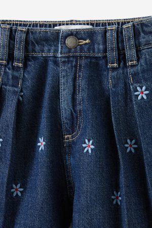 Sarai Pleat Front Denim Short