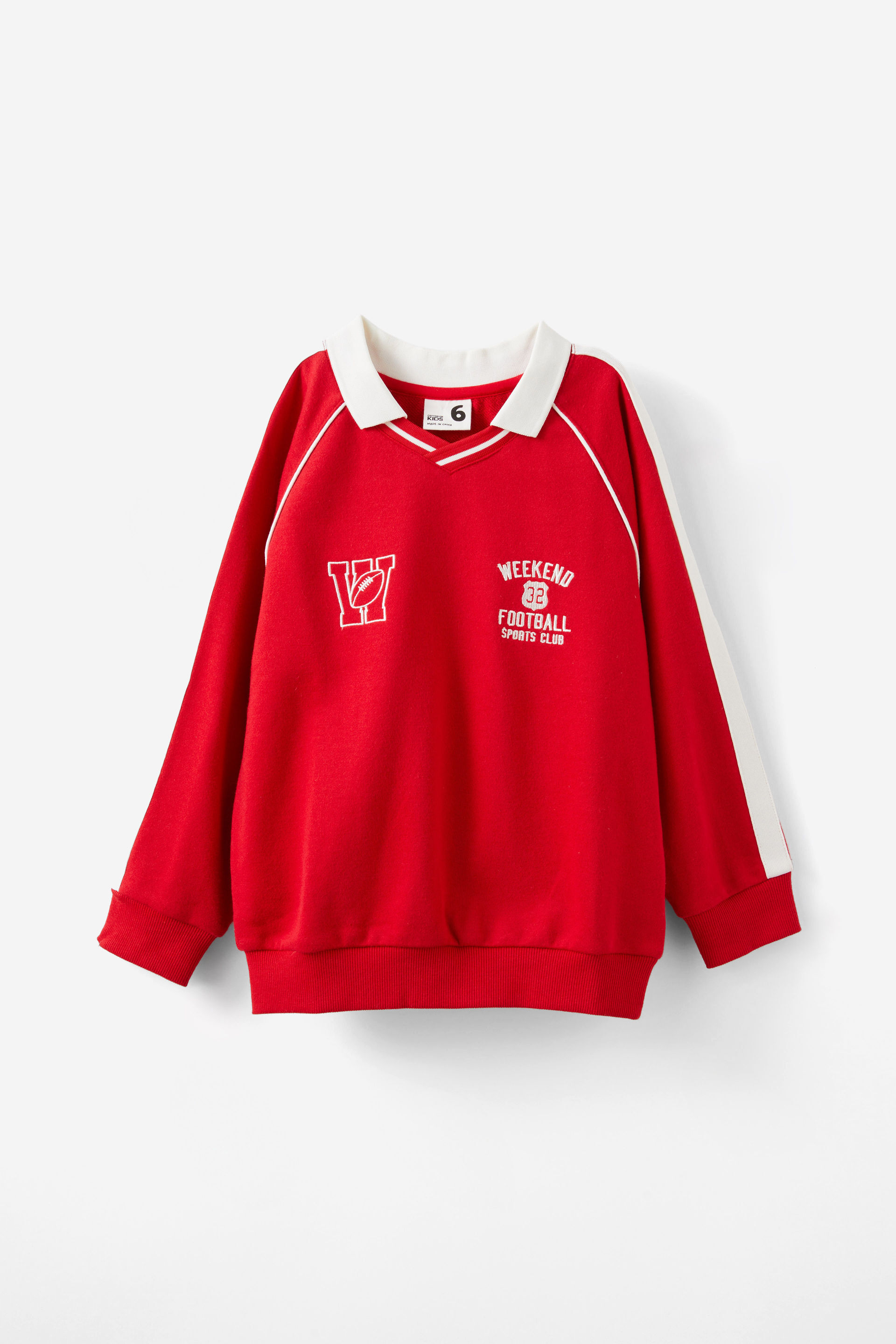 Polo Collar Fleece Top