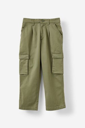 Pleat Front Cargo Pant