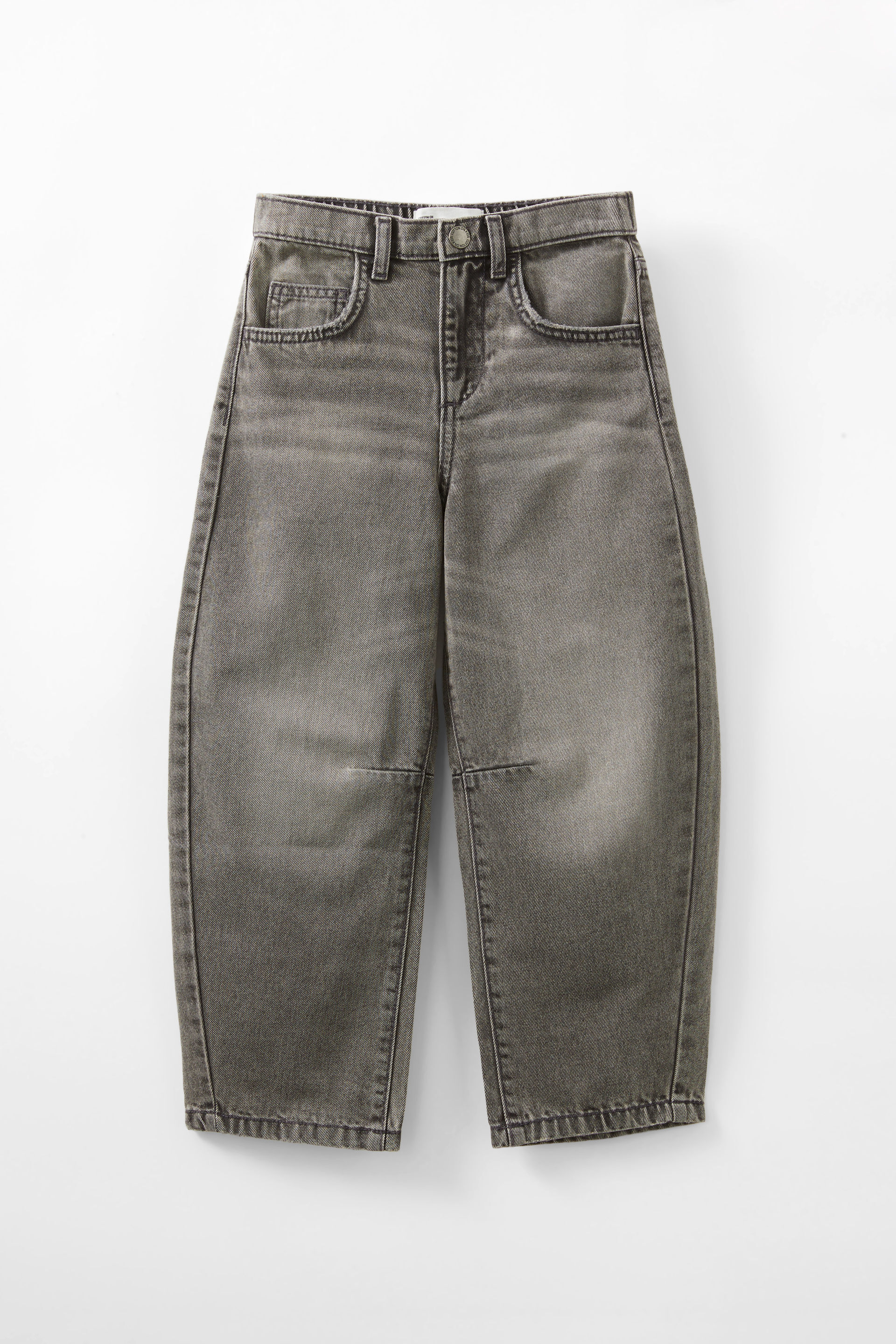 Unisex Barrel Leg Denim Jean