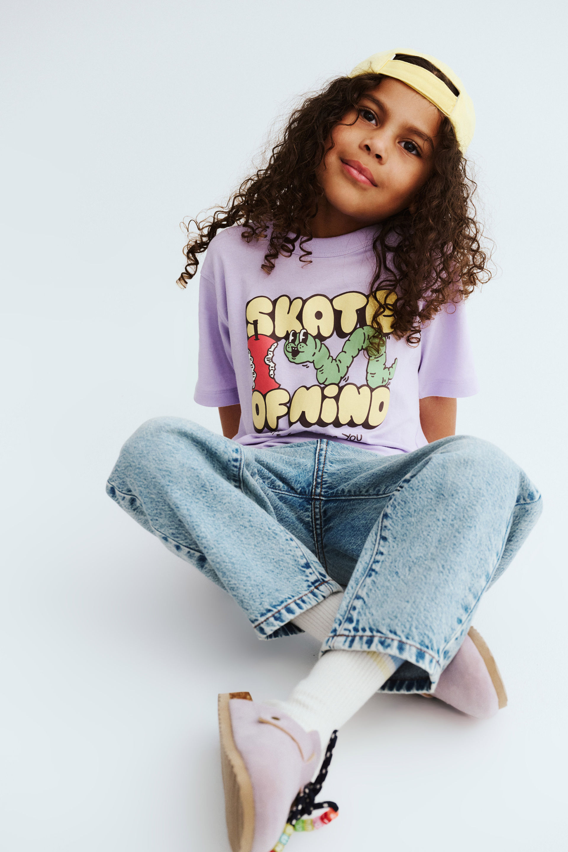 Poppy Oversize Graphic Print Tee