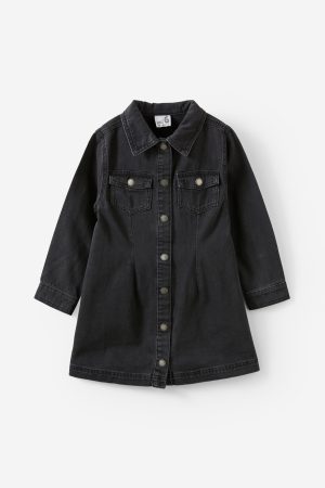 Sasha Long Sleeve Denim Shirt Dress