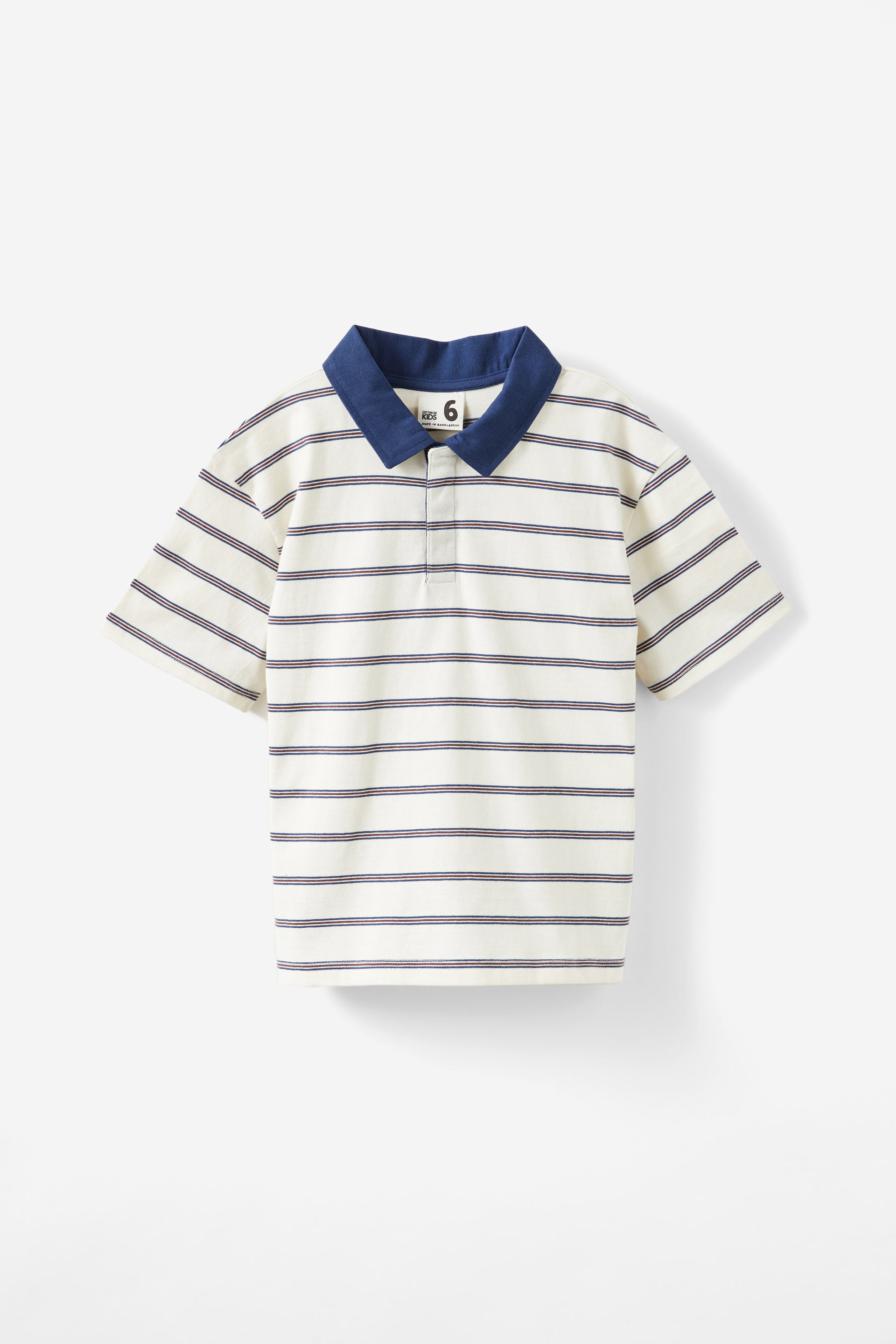 Short Sleeve Jersey Polo With Collar