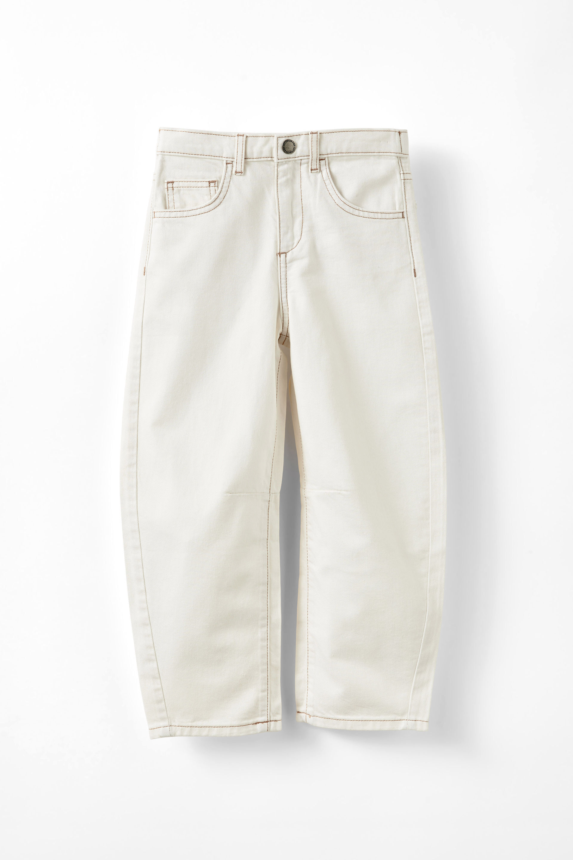 Unisex Barrel Leg Denim Jean