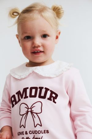 Claire Broderie Collar Top