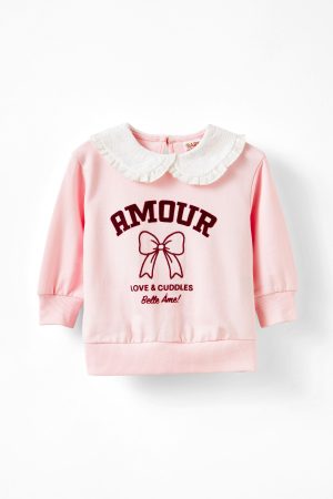 Claire Broderie Collar Top