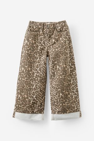 Embellished Super Wide Denim Jean