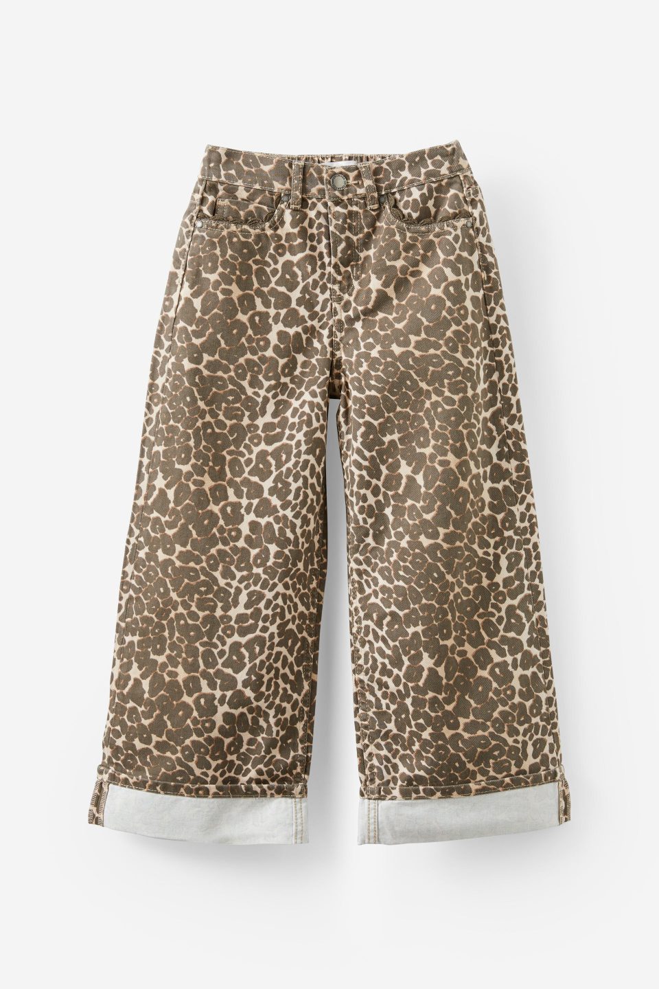 Embellished Super Wide Denim Jean