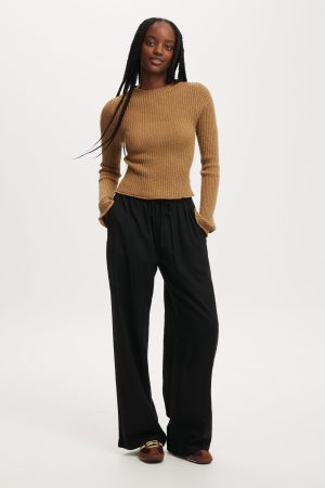 Be My Baby Overlock Rib Long Sleeve