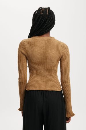 Be My Baby Overlock Rib Long Sleeve