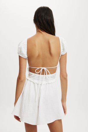 Charlie Open Back Mini Sundress