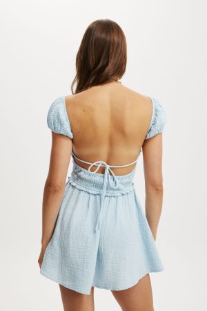 Charlie Open Back Mini Sundress