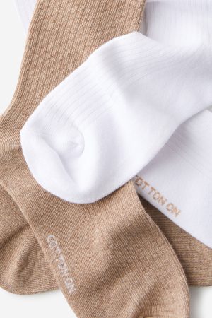 The Perfect Pair Frill Rib Crew Sock 2Pk