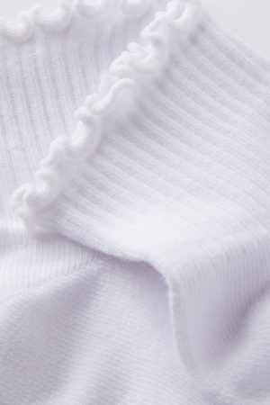 The Perfect Pair Frill Rib Ankle 2Pk