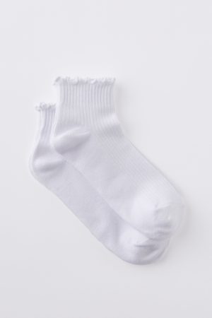 The Perfect Pair Frill Rib Ankle 2Pk