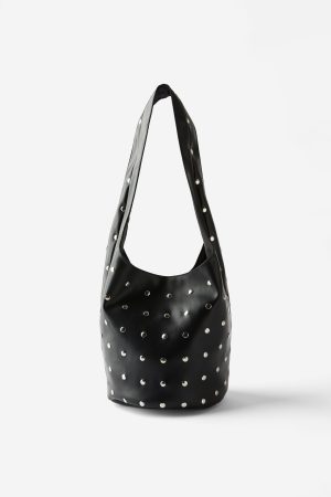 Lia Studded Bucket Bag