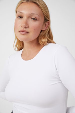Ultra Soft Fitted Long Sleeve Top