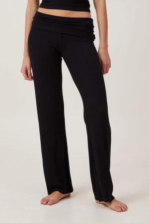 Airy Soft Roll Waist Pant