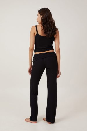 Airy Soft Roll Waist Pant