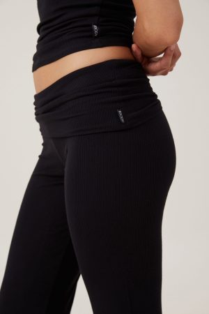 Airy Soft Roll Waist Pant