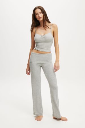 Airy Soft Roll Waist Pant