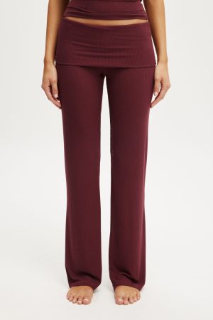 Airy Soft Roll Waist Pant