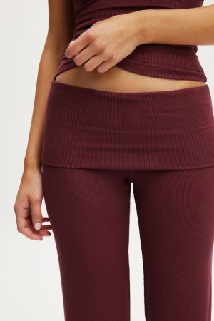 Airy Soft Roll Waist Pant