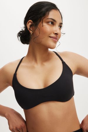 Ultra Soft Minimal Strappy Crop