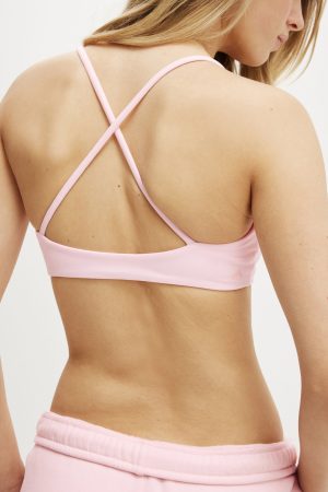 Ultra Soft Minimal Strappy Crop