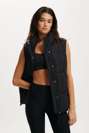 The Mother Puffer Quilted Vest