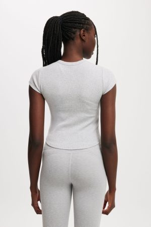 Active Curved Hem Baby Tee