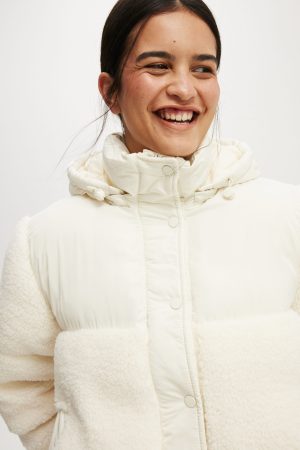 The Mother Puffer Sherpa Hood Jacket