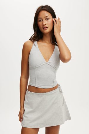 Active Wrap Skirt With Tie