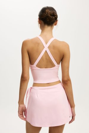 Active Wrap Skirt With Tie